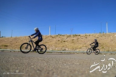 مسابقه دوچرخه سواری بانوان - تبریز